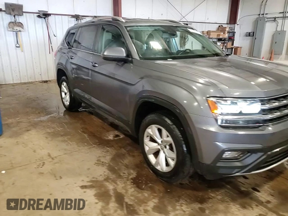 2018 Volkswagen Atlas SE with VIN 1V2KR2CA9JC571127, listed as a Copart auction lot 58188885 with 106,745 mi miles and Salvage title. Bid and sale history available at DreamBid. Image 14.