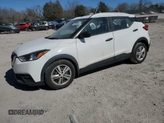 2019 Nissan Kicks S with VIN 3N1CP5CU4KL518254, listed as a Copart auction lot 47003255 with 57,467 mi miles and Salvage Title. Bid and sale history available at carsss.com. Image 1.