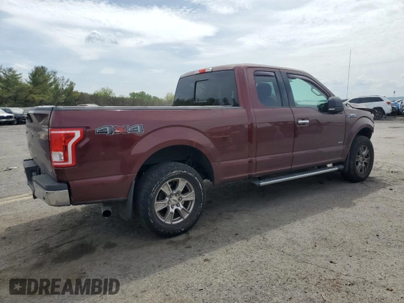 2016 Ford F-150 XLT with VIN 1FTEX1EP7GFC46662, listed as a Copart auction lot 54408895 with 141,111 mi miles and Salvage Title. Bid and sale history available at carsss.com. Image 3.