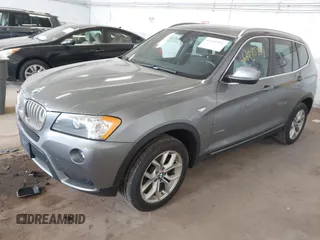 2013 BMW X3 xDrive28i with VIN 5UXWX9C55D0A32404, listed as a IAAI auction lot 42095951 with 165,301 mi miles. Bid and sale history available at carsss.com. Image 2.