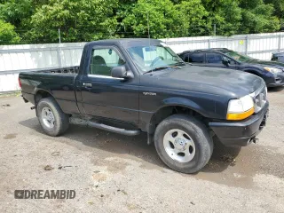 2000 Ford Ranger XL with VIN 1FTYR10V8YPA69175, listed as a Copart auction lot 55406755 with 218,143 mi miles and Salvage Title. Bid and sale history available at carsss.com. Image 4.