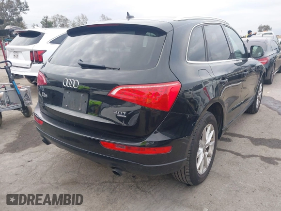 2011 Audi Q5 Premium Plus with VIN WA1LFAFP7BA098327, listed as a IAAI auction lot 42067991 with 108,866 mi miles and . Bid and sale history available at DreamBid. Image 4.