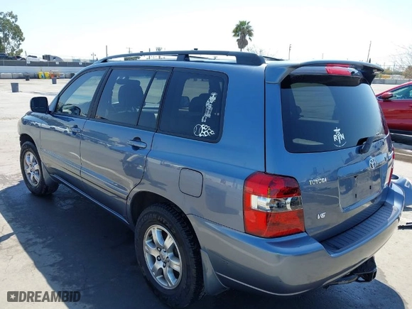 2005 Toyota Highlander with VIN JTEGP21A350050178, listed as a IAAI auction lot 41968432 with 201,657 mi miles. Bid and sale history available at carsss.com. Image 3.