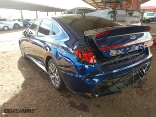 2020 Hyundai Sonata SEL with VIN 5NPEF4JA5LH040035, listed as a IAAI auction lot 41778598 with 52,620 mi miles. Bid and sale history available at carsss.com. Image 3.