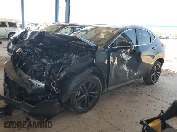 2024 Lexus NX 450h+ Luxury with VIN JTJHKCFZXR2034322, listed as a Copart auction lot 61458745 with 32,029 mi miles and Salvage title. Bid and sale history available at DreamBid. Image 1.