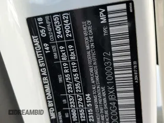 2019 Mercedes-Benz GLC 300 z VIN WDC0G4JBXK1000372, wystawiony jako Copart lot #45012275 z przebiegiem 85 241 mil mil oraz Szkoda całkowita • Salvage title. Historia ofert i sprzedaży dostępna na DreamBid. Obrazek 14.