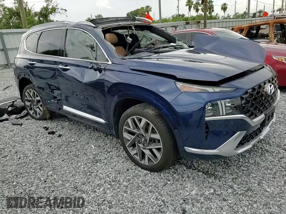 2021 Hyundai Santa Fe Calligraphy z VIN 5NMS5DAL1MH371927, wystawiony jako Copart lot #62935825 z przebiegiem 36 605 mil mil oraz Nie do naprawy • Non repairable. Historia ofert i sprzedaży dostępna na DreamBid. Obrazek 15.