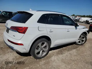 2023 Audi Q5 S line Prestige with VIN WA1FAAFY7P2171072, listed as a Copart auction lot 47127515 with 21,832 mi miles and Salvage Title. Bid and sale history available at carsss.com. Image 3.