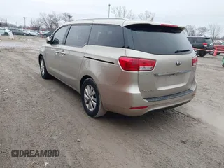 2016 Kia Sedona LX with VIN KNDMB5C12G6087128, listed as a IAAI auction lot 41198283 with 145,944 mi miles. Bid and sale history available at carsss.com. Image 3.