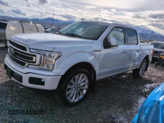 2019 Ford F-150 Limited with VIN 1FTEW1EG9KFB04695, listed as a Copart auction lot 47991505 with 89,588 mi miles and Salvage Title. Bid and sale history available at carsss.com. Image 1.