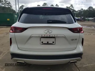 2023 Infiniti QX50 Luxe with VIN 3PCAJ5BA9PF107127, listed as a Copart auction lot 63402535 with 23,844 mi miles and Salvage title. Bid and sale history available at DreamBid. Image 6.