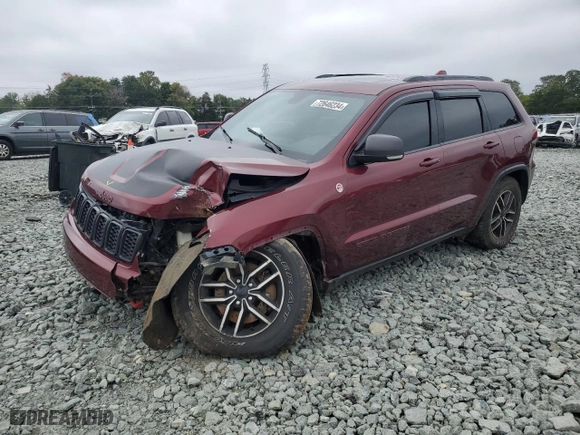 2019 Jeep Grand Cherokee Trailhawk with VIN 1C4RJFLT9KC718628, listed as a Copart auction lot 72646234 with 94,980 mi miles and Salvage Title. Bid and sale history available at carsss.com. Image 1.