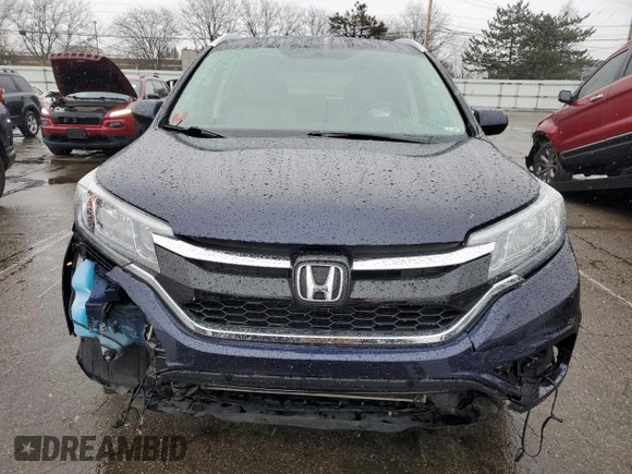 2015 Honda CR-V EX-L with VIN 2HKRM3H75FH501461, listed as a Copart auction lot 85901324 with 105,650 mi miles and Salvage Title. Bid and sale history available at carsss.com. Image 5.