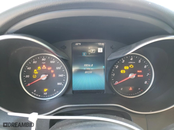 2020 Mercedes-Benz GLC with VIN WDC0G8EB3LF704340, listed as a Copart auction lot 42950805 with 89,235 mi miles and Salvage Title. Bid and sale history available at carsss.com. Image 9.