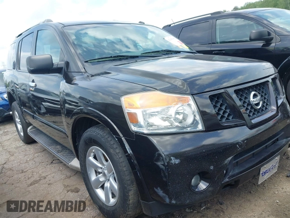 2014 Nissan Armada SV z VIN 5N1BA0ND9EN604508, wystawiony jako IAAI lot #42159309 z przebiegiem 180 231 mil mil oraz . Historia ofert i sprzedaży dostępna na DreamBid. Obrazek 1.