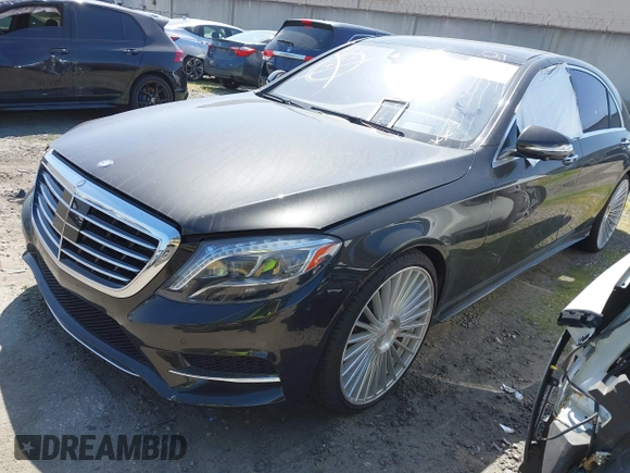 2015 Mercedes-Benz S-Class S 550 with VIN WDDUG8CB1FA094259, listed as a IAAI auction lot 41487071 with 50,253 mi miles. Bid and sale history available at carsss.com. Image 19.