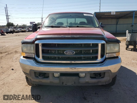 2002 Ford Super Duty F-250 XL with VIN 1FTNX21F92EB05853, listed as a Copart auction lot 71484314 with 0 mi miles and Salvage Title. Bid and sale history available at carsss.com. Image 5.