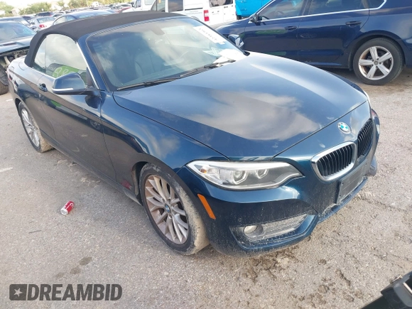 2015 BMW 2 Series 228i with VIN WBA1K5C58FV473737, listed as a IAAI auction lot 42383363 with Not provided miles and . Bid and sale history available at DreamBid. Image 1.