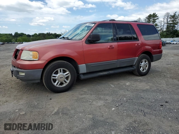 2003 Ford Expedition XLT Value with VIN 1FMPU16W83LC15726, listed as a Copart auction lot 57668695 with 276,085 mi miles and Salvage title. Bid and sale history available at DreamBid. Image 1.