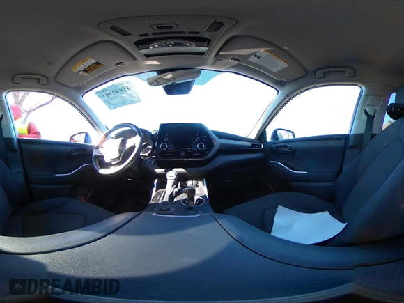 2021 Toyota Highlander L with VIN 5TDCZRBH8MS070150, listed as a IAAI auction lot 41642207 with 32,791 mi miles and . Bid and sale history available at DreamBid. Image 18.