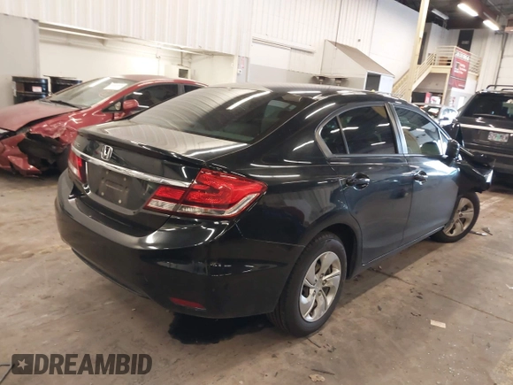 2014 Honda Civic LX z VIN 19XFB2F56EE007360, wystawiony jako IAAI lot #41578027 z przebiegiem 52 861 mil mil oraz . Historia ofert i sprzedaży dostępna na DreamBid. Obrazek 4.
