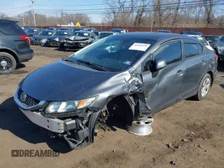 2013 Honda Civic LX with VIN 19XFB2F51DE012870, listed as a IAAI auction lot 41602499 with 120,001 mi miles and . Bid and sale history available at DreamBid. Image 20.