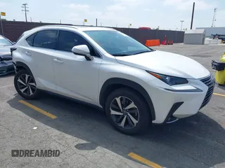 2020 Lexus NX 300 z VIN JTJGARBZ2L2158356, wystawiony jako IAAI lot #42207749 z przebiegiem 76 849 mil mil oraz . Historia ofert i sprzedaży dostępna na DreamBid. Obrazek 1.