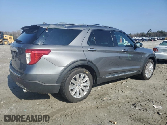 2023 Ford Explorer Limited with VIN 1FMSK7FH5PGC32051, listed as a Copart auction lot 44394505 with 20,626 mi miles and Salvage Title. Bid and sale history available at carsss.com. Image 3.