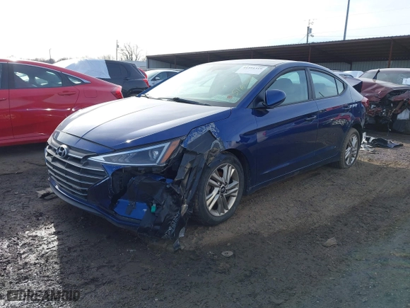 2020 Hyundai Elantra SEL with VIN 5NPD84LF5LH516489, listed as a IAAI auction lot 41591319 with 79,536 mi miles. Bid and sale history available at carsss.com. Image 17.