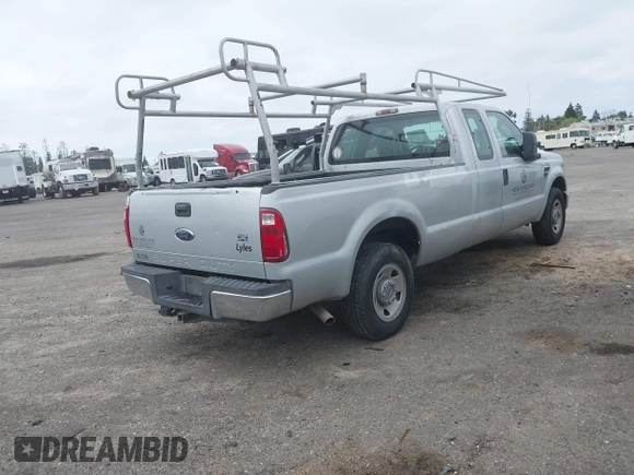 2008 Ford Super Duty F-250 SRW XL with VIN 1FTSX20Y48EC46974, listed as a IAAI auction lot 41637500 with 224,489 mi miles. Bid and sale history available at carsss.com. Image 4.
