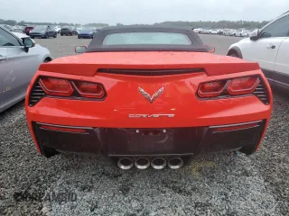 2016 Chevrolet Corvette 2LT with VIN 1G1YD3D72G5102468, listed as a Copart auction lot 74016444 with 0 mi miles and Salvage Title. Bid and sale history available at carsss.com. Image 6.