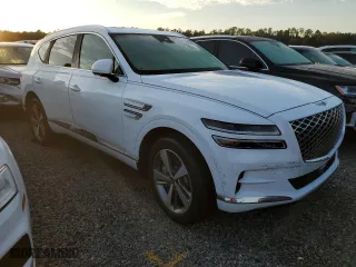2022 Genesis GV80 with VIN KMUHB4SB5NU094599, listed as a Copart auction lot 73830934 with 0 mi miles and Non Repairable. Bid and sale history available at carsss.com. Image 4.
