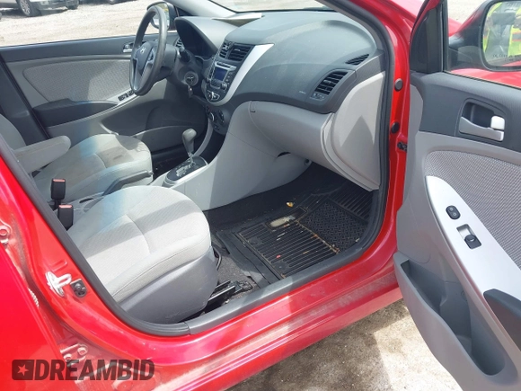 2014 Hyundai Accent GS with VIN KMHCT5AE9EU149143, listed as a IAAI auction lot 42365722 with 130,910 mi miles and . Bid and sale history available at DreamBid. Image 5.
