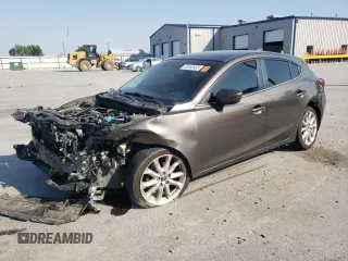 2014 Mazda 3 S Grand Touring z VIN JM1BM1M33E1207233, wystawiony jako Copart lot #53182455 z przebiegiem 165 832 mil mil oraz Szkoda całkowita • Salvage title. Historia ofert i sprzedaży dostępna na DreamBid. Obrazek 1.