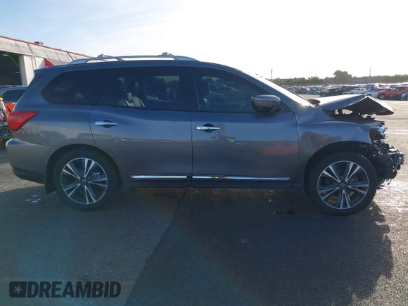 2017 Nissan Pathfinder SL with VIN 5N1DR2MM4HC623692, listed as a IAAI auction lot 40493909 with 68,563 mi miles and . Bid and sale history available at DreamBid. Image 13.
