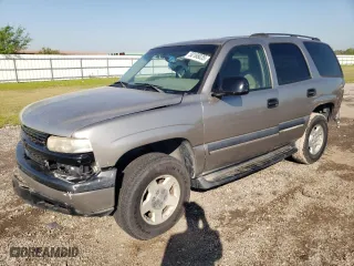 2003 Chevrolet Tahoe LS with VIN 1GNEC13V13R195379, listed as a Copart auction lot 50188035 with 0 mi miles and Salvage Title. Bid and sale history available at carsss.com. Image 1.