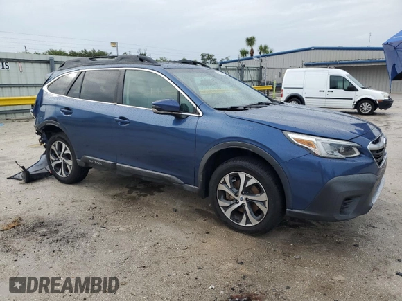 2020 Subaru Outback Limited with VIN 4S4BTANC3L3109138, listed as a Copart auction lot 58858545 with 38,373 mi miles and Salvage title. Bid and sale history available at DreamBid. Image 4.