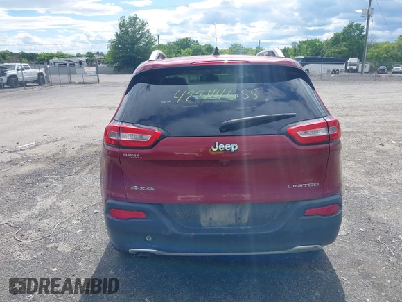 2017 Jeep Cherokee Limited с VIN 1C4PJMDB6HW543666, выставлен на аукционе IAAI как лот 42344655 с пробегом 117 078 миль миль и . История ставок и продаж доступна на DreamBid. Изображение 16.