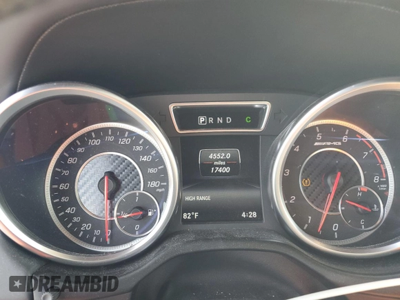 2017 Mercedes-Benz G-Class AMG G 63 with VIN WDCYC7DF7HX278621, listed as a Copart auction lot 74987574 with 17,400 mi miles and Non Repairable. Bid and sale history available at carsss.com. Image 9.