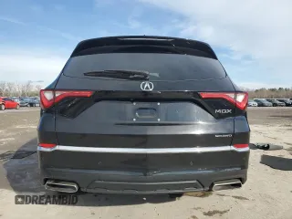 2022 Acura MDX w/Technology Package with VIN 5J8YE1H49NL037704, listed as a Copart auction lot 84958354 with 23,331 mi miles and Salvage Title. Bid and sale history available at carsss.com. Image 6.