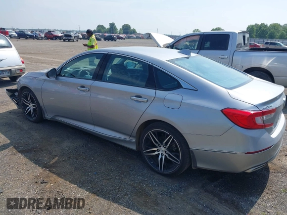 2021 Honda Accord Touring with VIN 1HGCV2F99MA014738, listed as a IAAI auction lot 42392129 with 25,802 mi miles and . Bid and sale history available at DreamBid. Image 3.