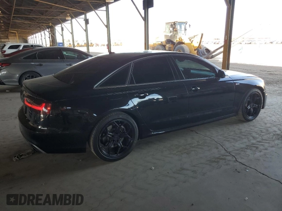 2013 Audi A6 Prestige with VIN WAUHGAFC7DN154314, listed as a Copart auction lot 61223915 with 84,672 mi miles and Salvage title. Bid and sale history available at DreamBid. Image 3.
