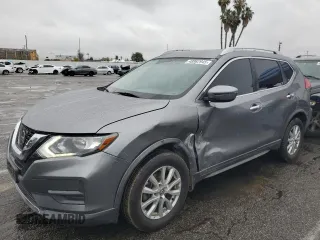 2017 Nissan Rogue SV with VIN KNMAT2MT3HP609730, listed as a Copart auction lot 48982945 with 51,063 mi miles and Salvage Title. Bid and sale history available at carsss.com. Image 1.