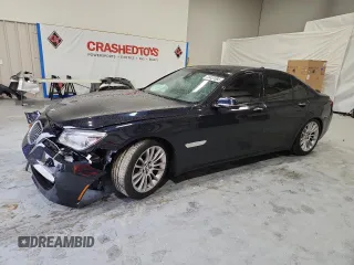 2015 BMW 7 Series 750i с VIN WBAYA8C54FD825852, выставлен на аукционе Copart как лот 58457685 с пробегом 58 872 миль миль и Списание • Salvage title. История ставок и продаж доступна на DreamBid. Изображение 1.