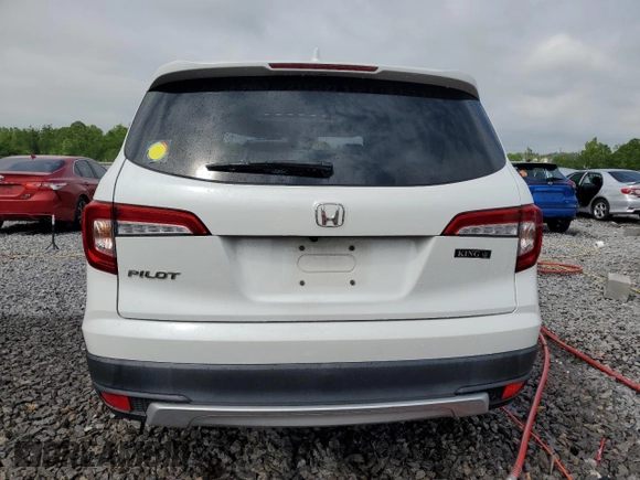 2021 Honda Pilot EX-L with VIN 5FNYF5H53MB024153, listed as a Copart auction lot 54103785 with 80,070 mi miles and Non repairable. Bid and sale history available at DreamBid. Image 6.