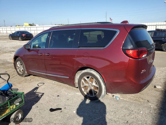 2017 Chrysler Pacifica Touring-L with VIN 2C4RC1BG5HR785101, listed as a Copart auction lot 46224715 with 95,839 mi miles and Salvage Title. Bid and sale history available at carsss.com. Image 2.