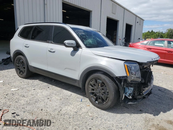2021 Kia Telluride EX with VIN 5XYP3DHC9MG180672, listed as a Copart auction lot 52306225 with 60,742 mi miles and Non Repairable. Bid and sale history available at DreamBid. Image 4.