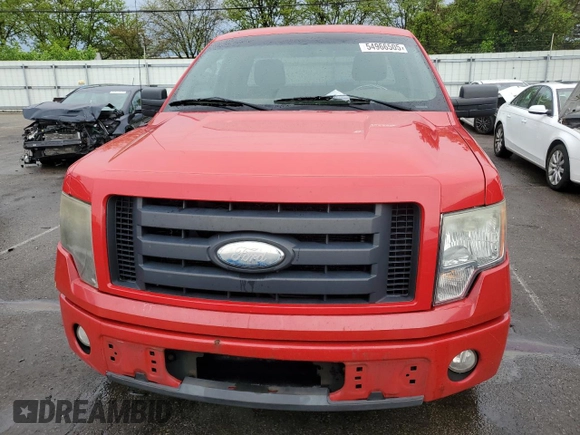 2009 Ford F-150 XL with VIN 1FTRF12W09KB82930, listed as a Copart auction lot 54966505 with 328,094 mi miles and Clean Title. Bid and sale history available at carsss.com. Image 5.