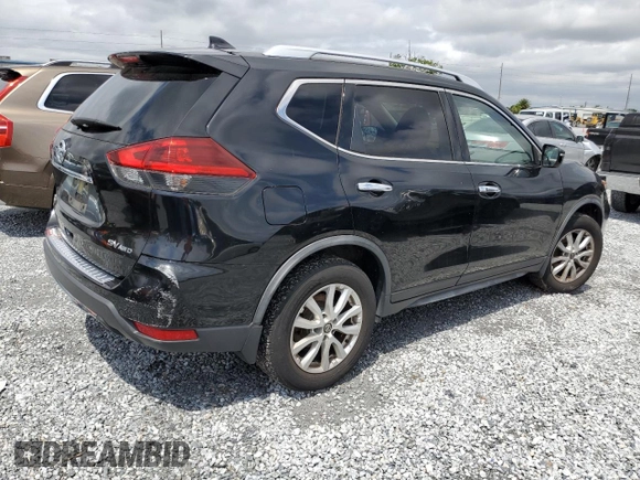 2018 Nissan Rogue SV with VIN JN8AT2MV9JW349335, listed as a Copart auction lot 52323385 with 74,461 mi miles and Salvage Title. Bid and sale history available at carsss.com. Image 3.