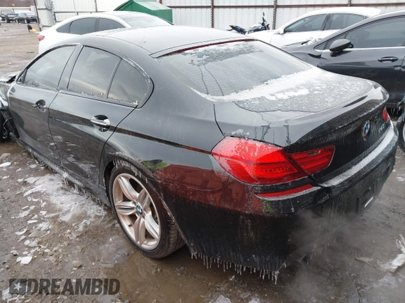 2015 BMW 6 Series 640i with VIN WBA6A0C55FGB53603, listed as a IAAI auction lot 41543996 with 71,046 mi miles and . Bid and sale history available at DreamBid. Image 3.